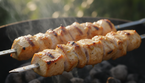 découvrez le secret du mélange miel-citron vert pour des brochettes de poulet toujours fondantes et juteuses, même après 15 minutes au barbecue. fini les grillades sèches, savourez des saveurs gourmandes et délicates à chaque bouchée.