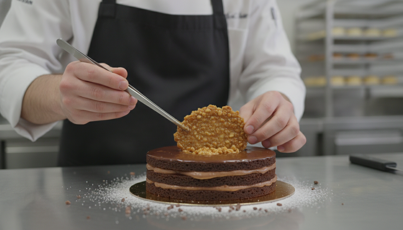 découvrez nos astuces simples et efficaces pour apporter une touche croustillante irrésistible à votre gâteau et épater vos invités à chaque bouchée.