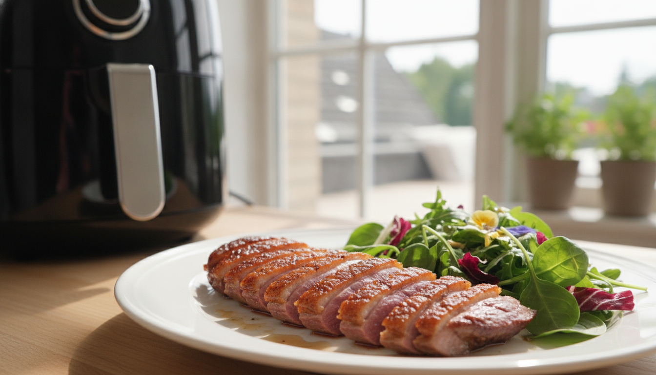 découvrez comment préparer un magret de canard fondant à l’air fryer facilement, sans surchauffer votre cuisine cet été, pour un repas savoureux et léger.