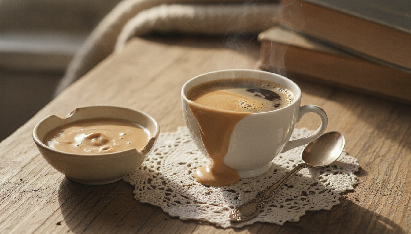 découvrez la recette authentique de la crème café à l'ancienne, une douceur gourmande et fondante, héritée des secrets de grand-mère.