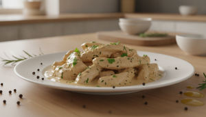découvrez notre recette rapide et savoureuse d'émincé de dinde à la crème, prête en seulement 20 minutes pour un repas délicieux et facile à préparer.