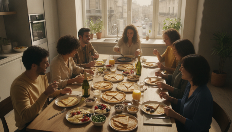 découvrez nos recettes savoureuses de crêpes, des garnitures gourmandes et des astuces pratiques pour organiser votre fête de crêpes sans stress et en toute convivialité.