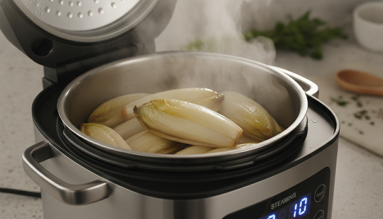 découvrez notre guide complet pour cuire les endives au cookeo : apprenez la durée idéale, les modes de cuisson adaptés et des astuces pratiques pour des endives savoureuses et parfaitement préparées.