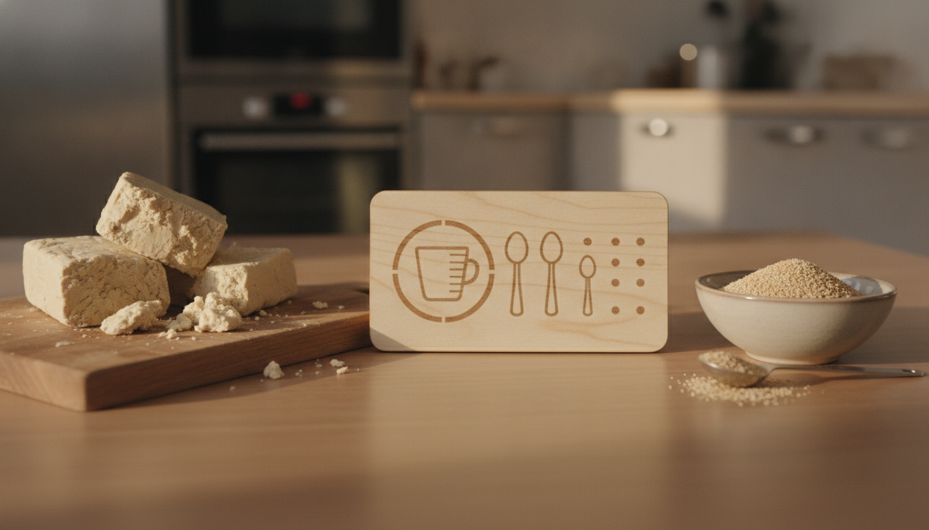 découvrez notre guide complet sur la levure fraîche et la levure sèche, incluant un tableau de conversions pratiques pour réussir toutes vos recettes de pâtisserie.