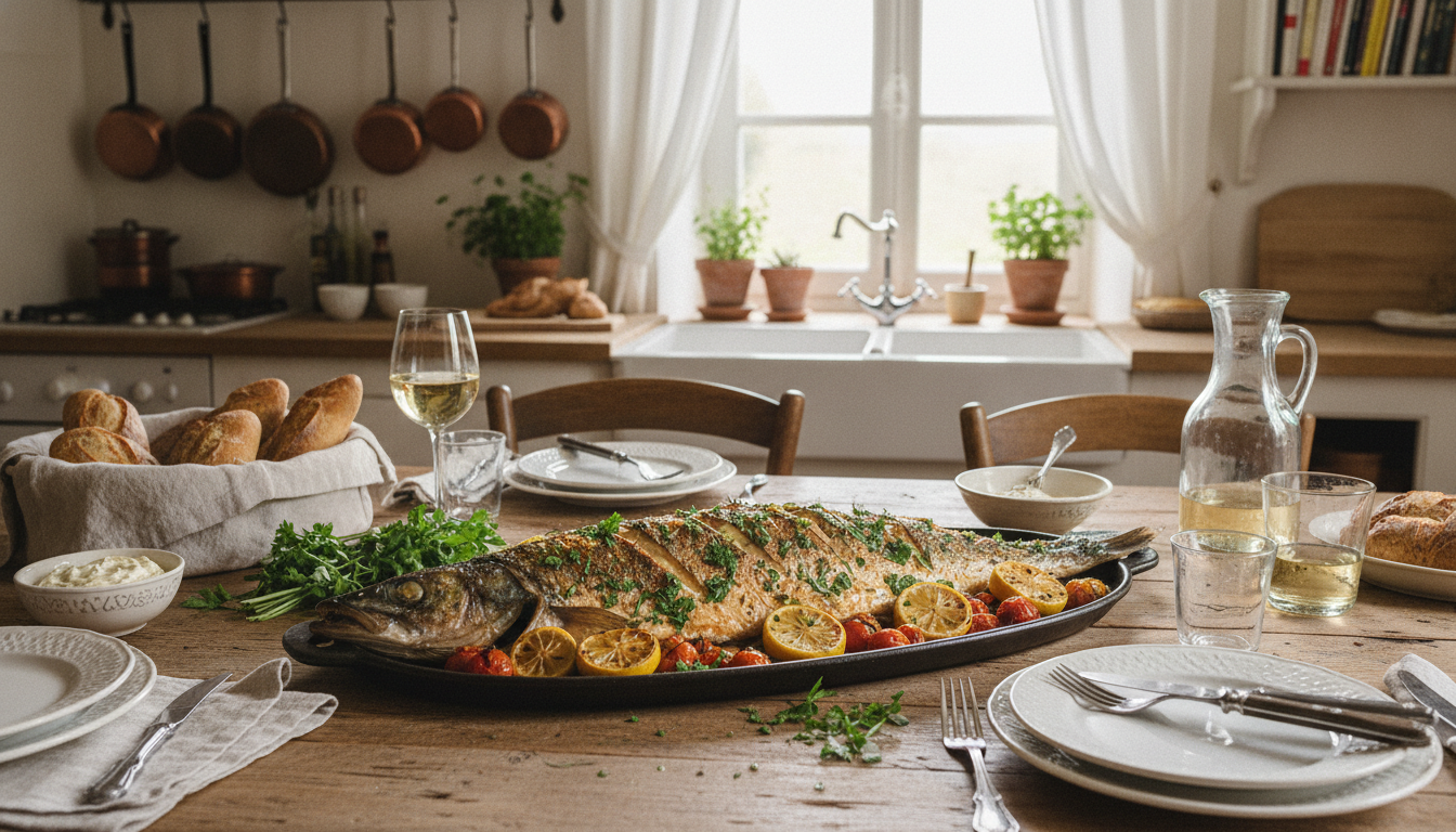 découvrez notre recette simple et savoureuse de merluchon rôti entier au four, idéale pour un repas gourmand et facile à préparer.