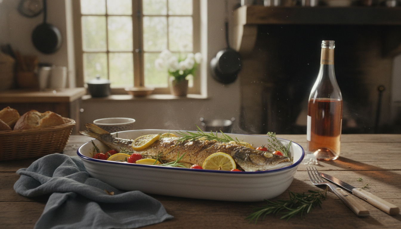 découvrez notre recette simple et savoureuse de merluchon rôti entier au four, idéale pour un repas gourmand et rapide à préparer.