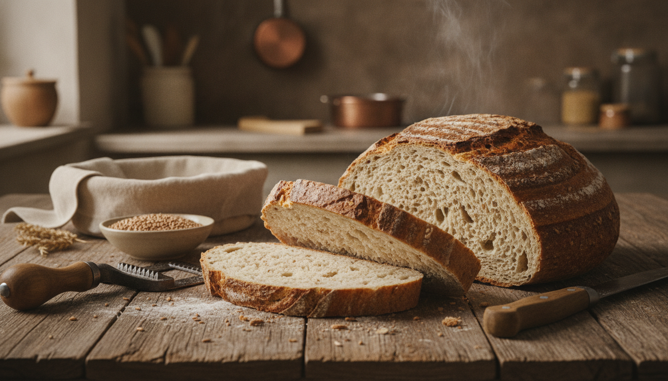 découvrez notre recette facile de pain maison à la farine complète, parfaite pour un résultat moelleux et savoureux à chaque fois. suivez pas à pas pour réussir votre pain maison garanti.