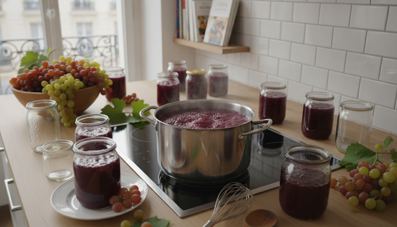 découvrez notre recette facile pour préparer une délicieuse gelée de raisins rouges maison, avec des étapes simples pour un résultat garanti succès.