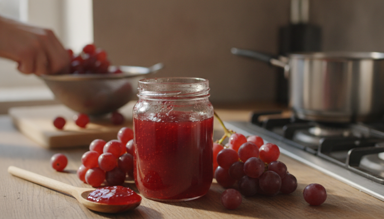 apprenez à préparer une délicieuse gelée de raisins rouges maison grâce à notre recette simple et facile à réussir. suivez nos conseils pour un résultat parfait à chaque fois.