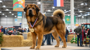 découvrez l'incroyable victoire d'un dogue du tibet de mayenne, sacré « champion de france » au salon de l’agriculture lors du concours général agricole.