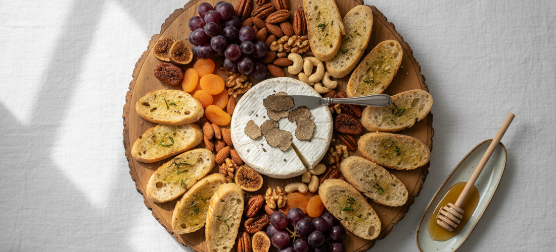 découvrez la recette maison du brie truffé, l’apéro chic et gourmand signé noémie honiat, parfait pour vos moments de partage et d’élégance.