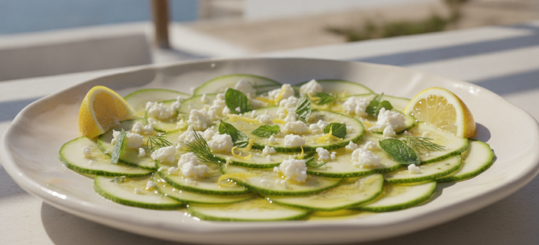 découvrez notre recette facile et rafraîchissante de carpaccio de courgettes, idéale pour un été léger et plein de saveurs. parfaite en entrée ou en accompagnement !