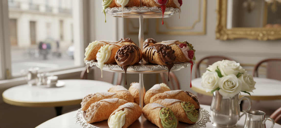 découvrez ce cannoli feuilleté à la vanille, une recette ultra simple et rapide à réaliser qui séduira tous vos invités par son goût délicieux et sa texture croquante.