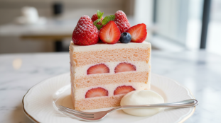 découvrez ce fraisier de pâques aux arômes généreux, avec une texture moelleuse et une crème délicieuse, pour un moment de douceur et de gourmandise inoubliable.