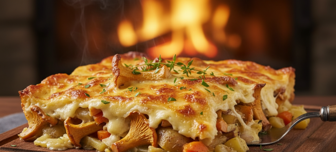 découvrez une recette hivernale réconfortante alliant champignons dorés et comté fondant, avec une croûte croustillante qui ravira vos papilles et réchauffera votre cœur.