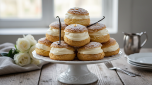 découvrez notre recette de chou à la crème aérienne, un dessert délicieux et facile à préparer qui ravira vos papilles.