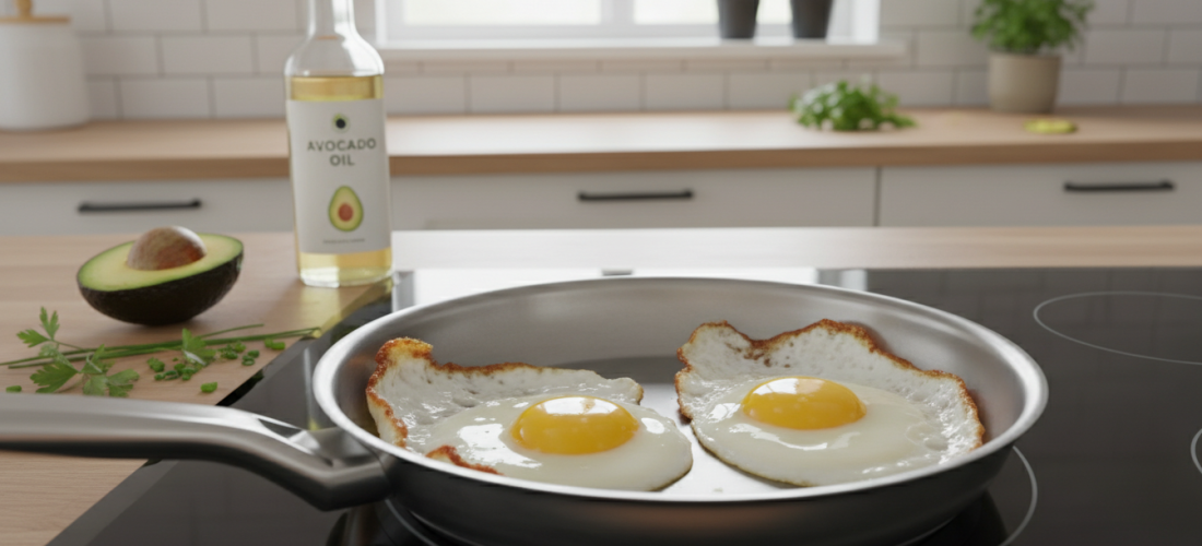 découvrez comment j'ai remplacé l'huile et le beurre dans mes œufs frits pour une recette plus légère, saine et savoureuse sans compromis sur le goût.