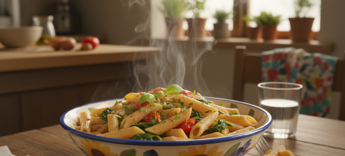 découvrez une méthode simple et efficace pour réduire de moitié les calories de vos pâtes sans changer la taille de la portion, idéale pour manger équilibré tout en se faisant plaisir.