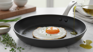 découvrez comment préparer des œufs frits plus légers en remplaçant l'huile et le beurre, tout en conservant toute la gourmandise et la saveur de votre plat préféré.