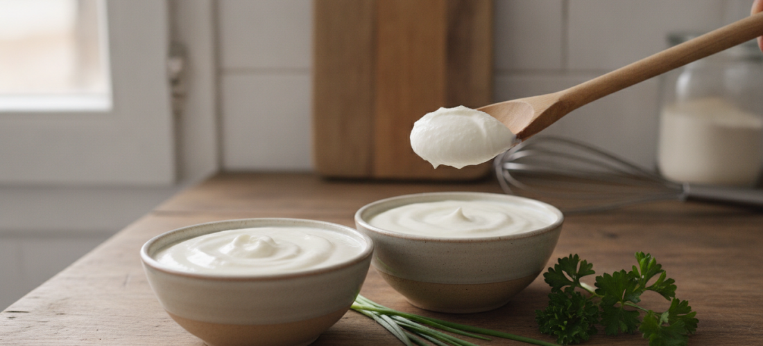 découvrez comment remplacer facilement la crème fraîche par du fromage blanc grâce à notre guide pratique, pour des recettes plus légères et savoureuses.