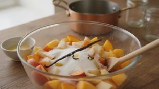 découvrez notre recette simple et inratable de confiture maison pêche-poire pour des saveurs gourmandes et fruitées à partager en toute saison.