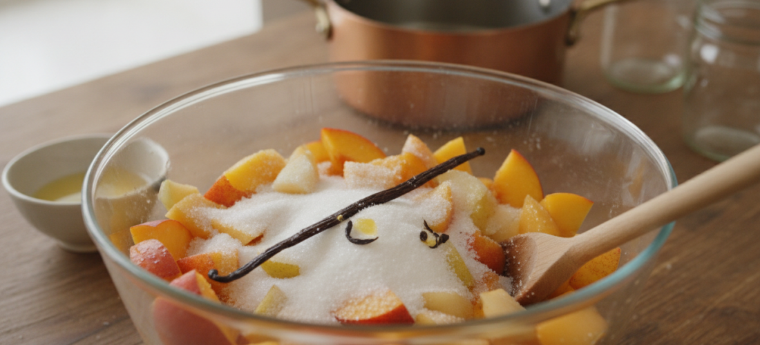découvrez notre recette simple et inratable de confiture maison pêche-poire pour des saveurs gourmandes et fruitées à partager en toute saison.