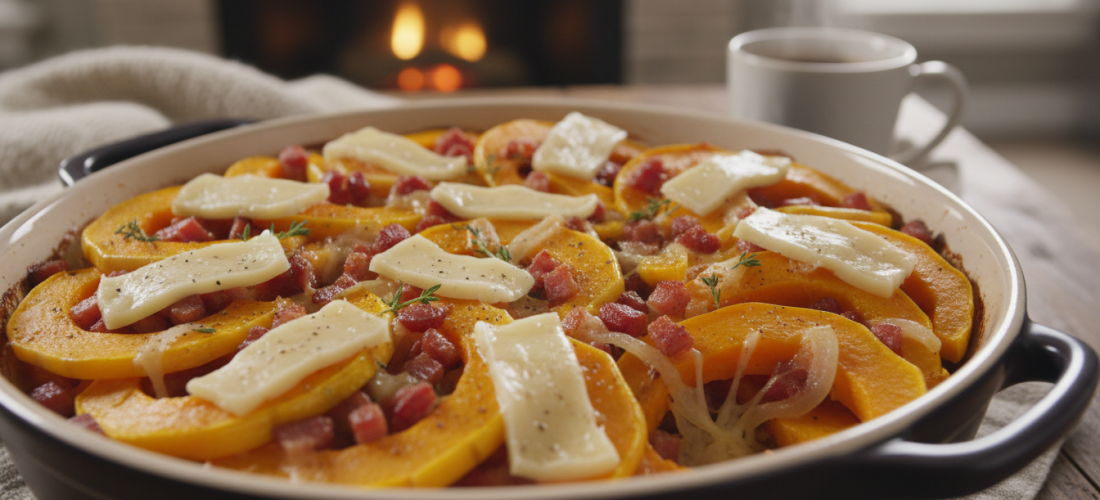 découvrez la courgiflette à la butternut, un gratin fondant inspiré de la tartiflette, simple à préparer et gourmand pour régaler toute la famille.
