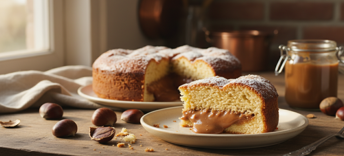 découvrez notre astuce simple pour préparer un gâteau ultra moelleux à la crème de marrons, avec une texture coulante et un croustillant irrésistible. parfait pour toutes vos envies gourmandes !