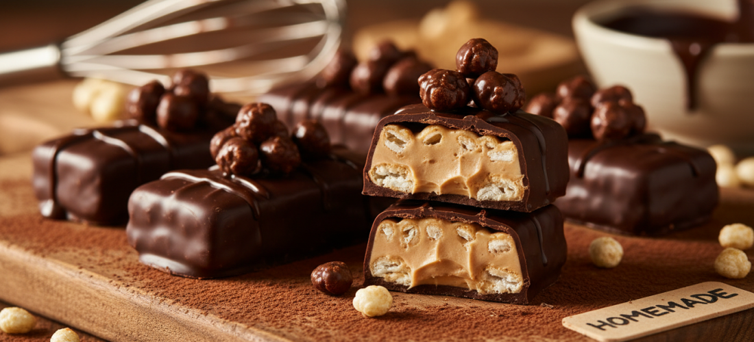 découvrez comment préparer des barres chocolatées maison au cœur lacté et croustillant, une recette savoureuse et gourmande bien meilleures que celles du supermarché. faciles à réaliser, elles raviront petits et grands.