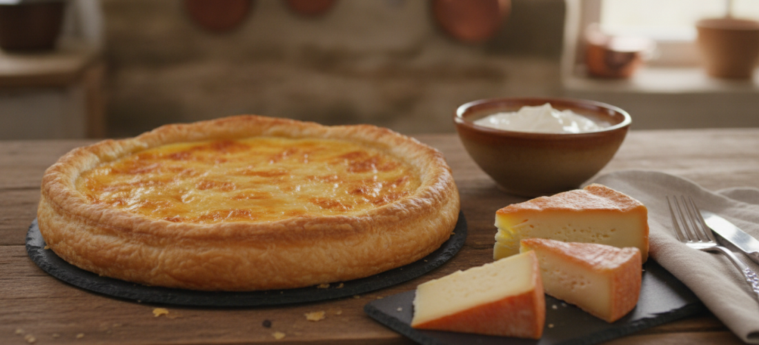 savourez la recette traditionnelle de la flamiche au maroilles, une délicieuse tarte crémeuse au fromage du nord de la france, facile à préparer et pleine de saveurs authentiques.