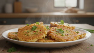 savourez une galette croustillante faite de riz cuit, renfermant un cœur fondant et délicieux qui éveillera vos papilles à chaque bouchée.