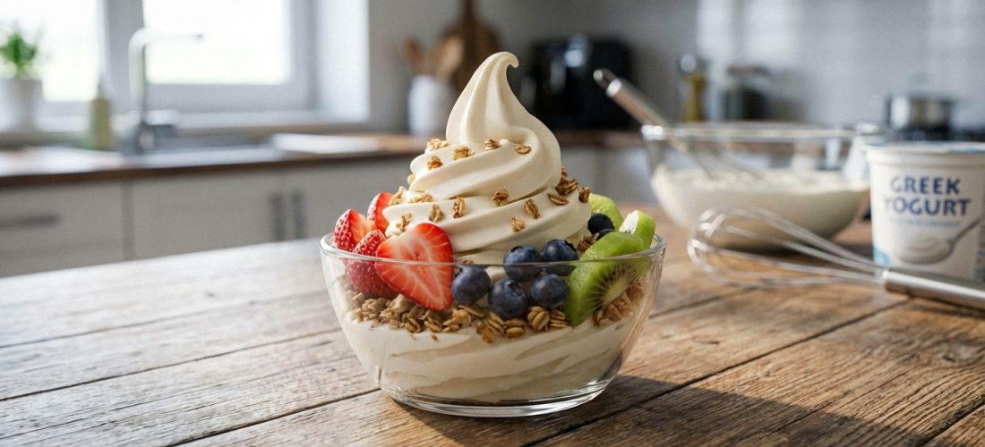 apprenez à réaliser un yaourt glacé délicieux et surprenant sans sorbetière, avec une recette simple et rapide qui ravira petits et grands.