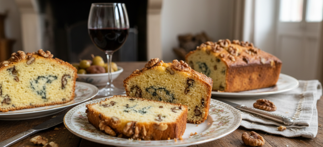 découvrez notre recette facile et gourmande de cake moelleux au roquefort et aux noix croquantes, parfaite pour un apéritif ou un repas convivial.