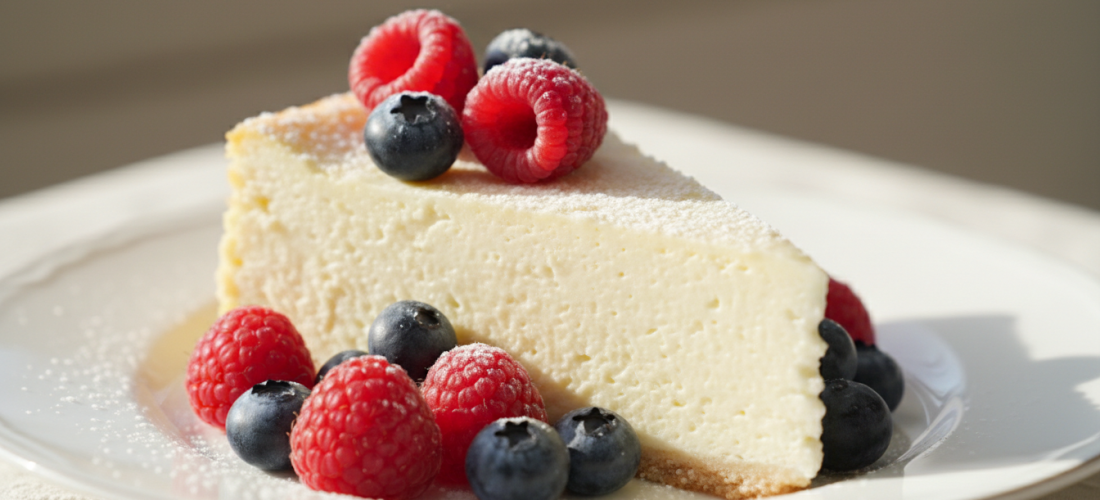 savourez ce gâteau au fromage blanc 0 % allégé, une douceur légère et gourmande qui vous permettra de vous régaler sans aucune culpabilité.