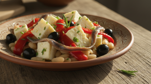 découvrez la recette authentique et savoureuse de la salade au fromage de brebis, un délice basque parfait pour vos repas frais et gourmands.