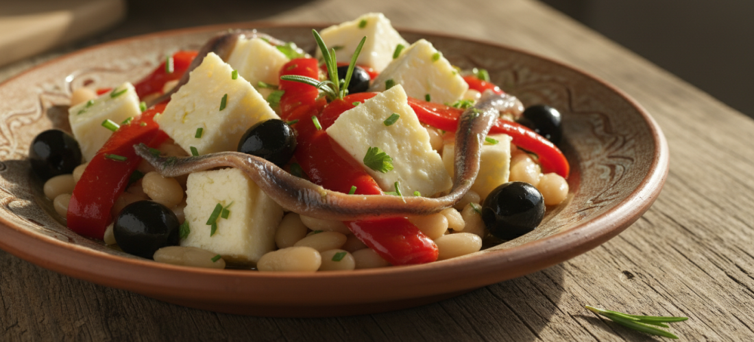 découvrez la recette authentique et savoureuse de la salade au fromage de brebis, un délice basque parfait pour vos repas frais et gourmands.
