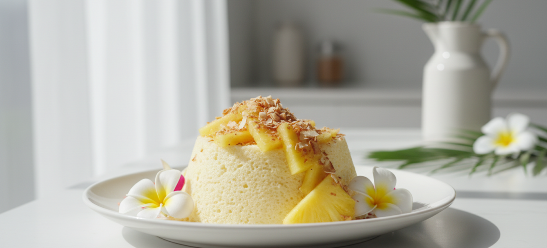 découvrez notre recette légère et savoureuse de flan aérien à l’ananas et à la noix de coco, une gourmandise exotique parfaite pour émerveiller vos papilles.