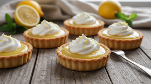 découvrez nos tartelettes au lemon curd maison, une explosion de saveurs acidulées alliant légèreté et gourmandise pour un dessert parfait.