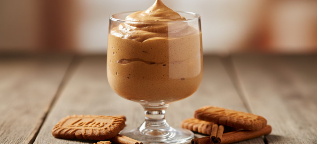découvrez une recette simple et rapide de mousse aérienne au spéculoos réalisée au siphon, pour un dessert léger et gourmand qui séduira vos papilles.