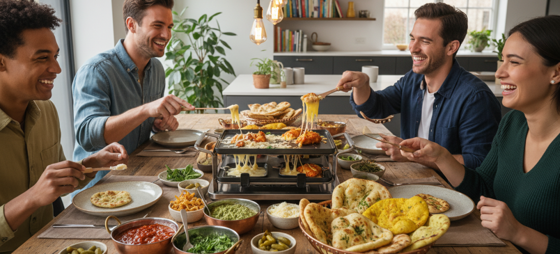 découvrez notre recette de délice de raclette au poulet façon indienne, une préparation épicée et savoureuse qui marie tradition et exotisme pour un repas convivial et gourmand.