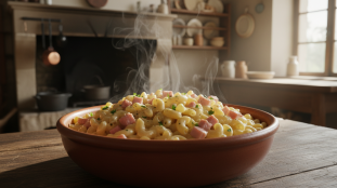 découvrez notre recette rapide et savoureuse de coquillettes au jambon, prête en seulement 20 minutes pour un repas délicieux et express.