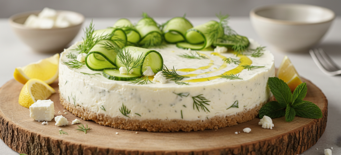 découvrez notre recette originale de cheesecake salé revisité au tzatziki, une délicieuse alternative légère et savoureuse pour vos apéritifs et repas gourmands.