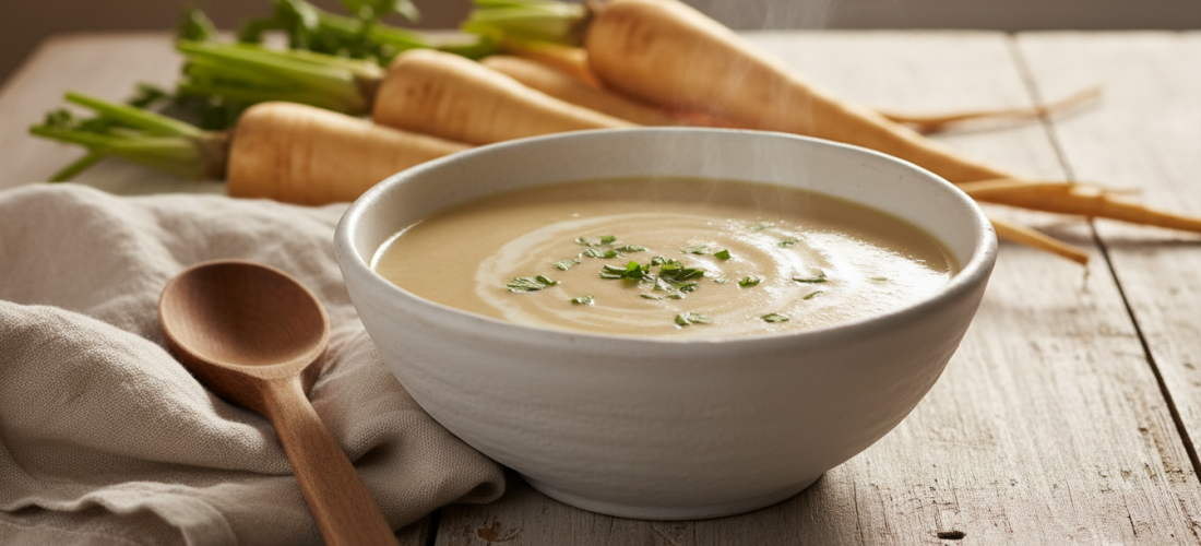 découvrez notre recette facile et rapide de velouté de panais à la crème légère pour un délice onctueux et réconfortant. parfait pour toutes les saisons !