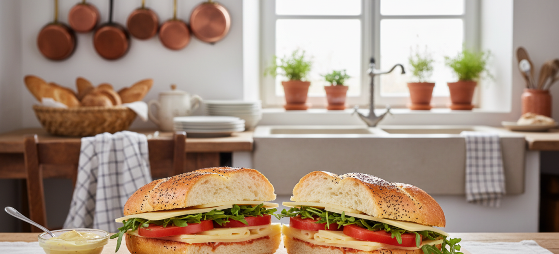 découvrez notre recette gourmande de délice viennois au fromage, tomate et roquette, un savoureux mélange à ne pas manquer pour vos repas faciles et délicieux.