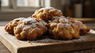 découvrez la recette légère et savoureuse des beignets aux pommes, un délice croustillant et fondant qui ravira vos papilles sans culpabilité.