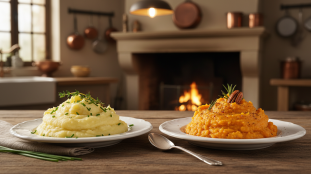 découvrez la recette inratable de la purée fondante aux pommes de terre et patate douce, un plat savoureux et facile à préparer pour toutes vos occasions.