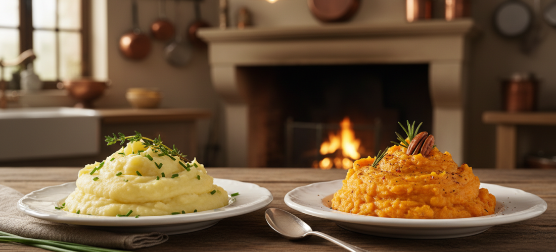 découvrez la recette inratable de la purée fondante aux pommes de terre et patate douce, un plat savoureux et facile à préparer pour toutes vos occasions.