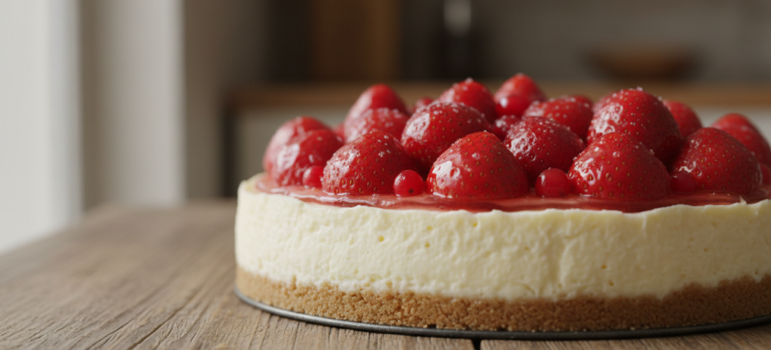 découvrez notre délicieuse recette de cheesecake gourmand aux fraises et fromage frais, un dessert facile à préparer et parfait pour toutes les occasions.