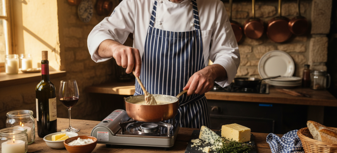 découvrez une recette gourmande d'entrecôte tendre nappée d'une onctueuse sauce au saint agur, parfaite pour un repas savoureux et convivial.
