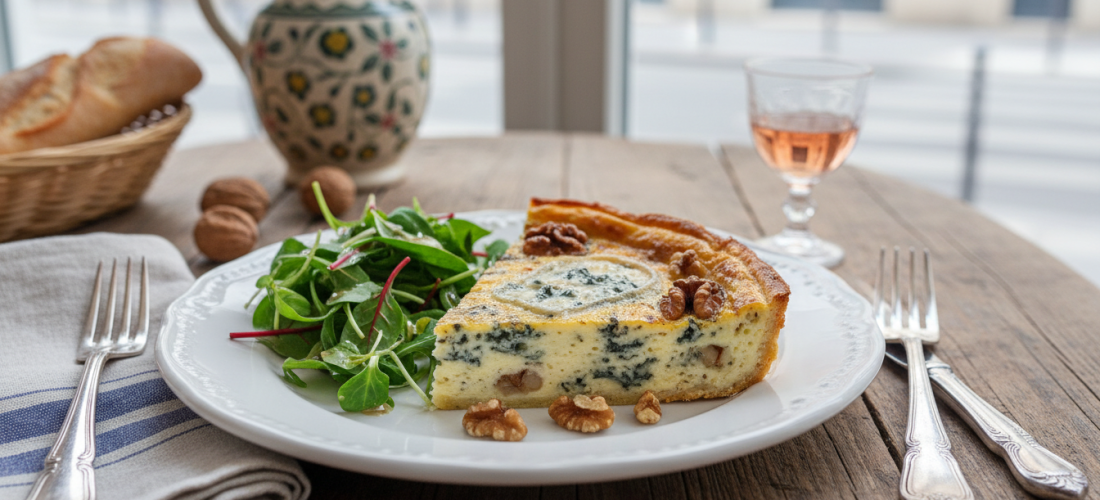 découvrez notre recette simple et gourmande de quiche sans pâte au bleu, idéale pour un repas savoureux et rapide à préparer.